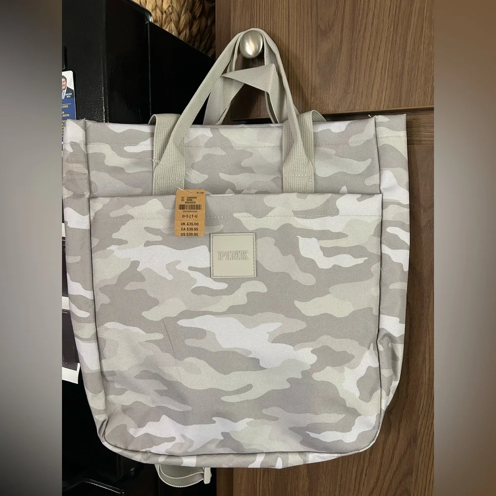 Camouflage Tote Bag,Victoria Secrets - Picture 1 of 5